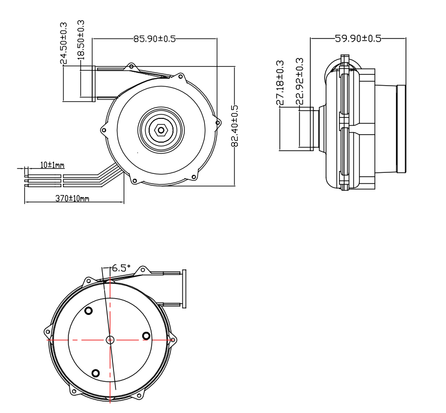 High pressure blower BA8060H24B-E-Unintegrated Mechanical Structure Diagram.png